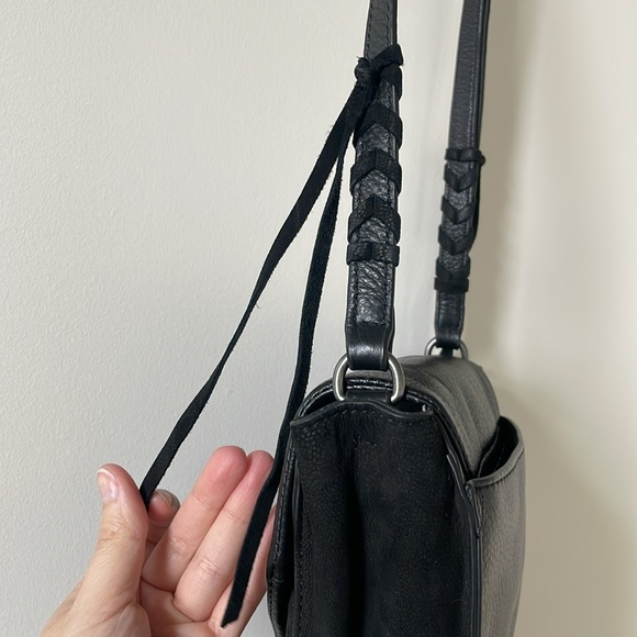 Lucky Brand black genuine leather crossbody bag - Picture 6 of 13